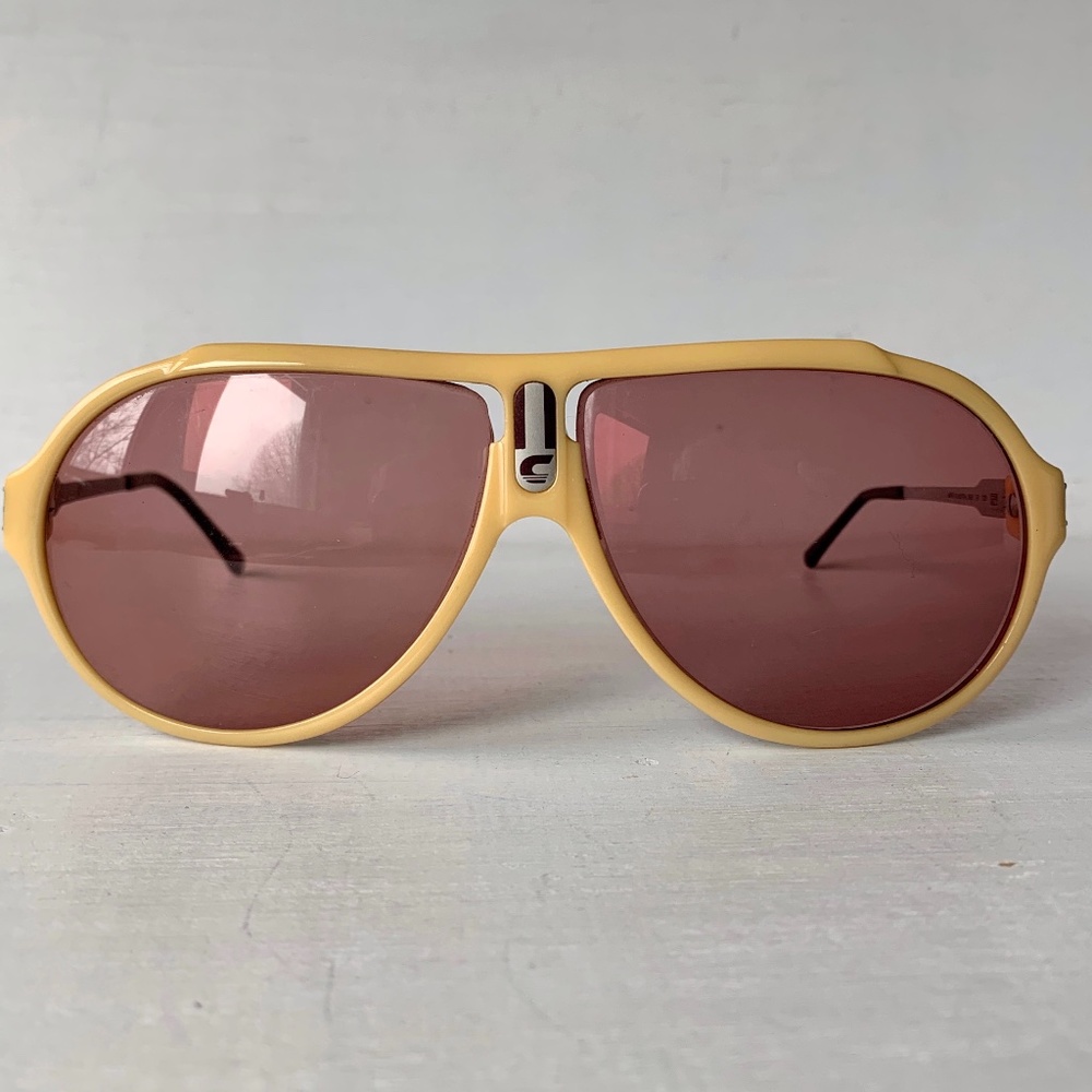 62-17-120-125 WIDE 70’s Carrera 5565 Aviator Elvis Eyeglass Frames Vintage